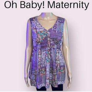 HOST PICK:  Oh Baby by Motherhood Maternity Cotton Top XL